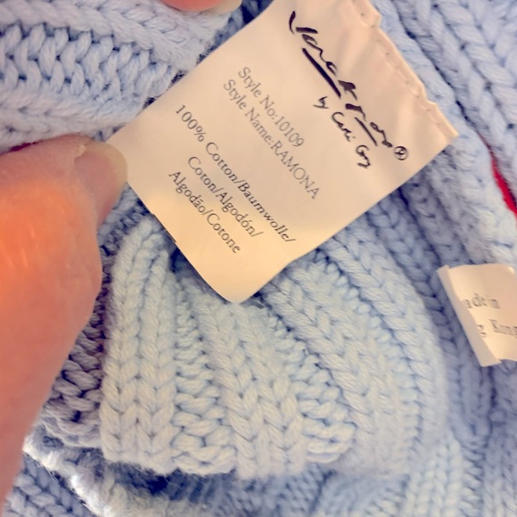 Beautiful V-Neck Knit from Jackpot in a Sky Blue - Picture 4 of 5
